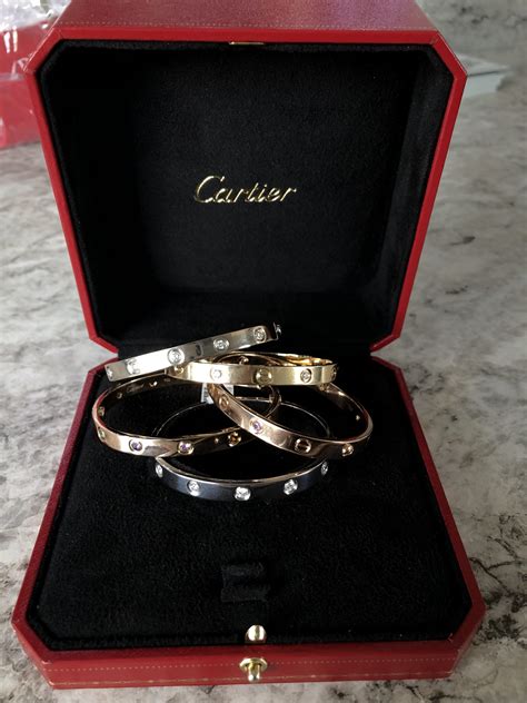 silver love bracelet cartier|cartier love bracelet no screw.